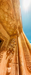 Ishak Pasha Palace, interiors, decorations and bas-reliefs, carved stone. Internal architecture. It...