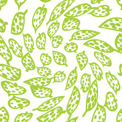 abstract geometric leaves pattern for natural background, simple minimalist graphic , retro decoration , summer fashion