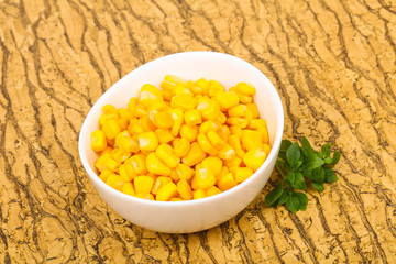 Young sweet corn