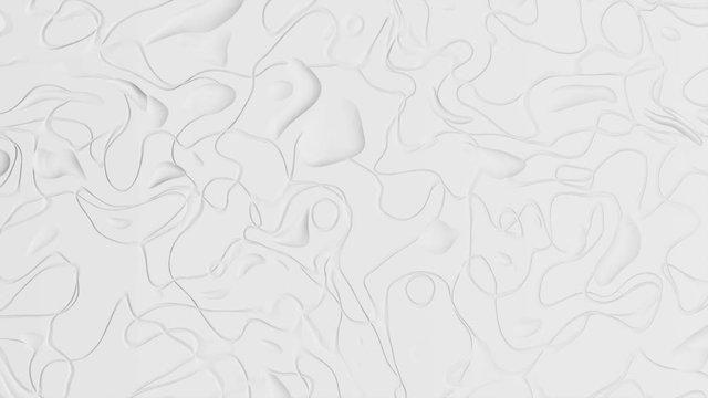 stylish white background with abstract lines pattern - seamless looping (4K)