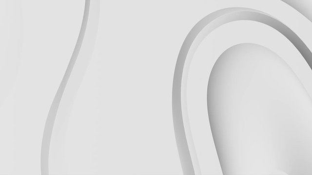 seamless looping white design background in modern style (4K)