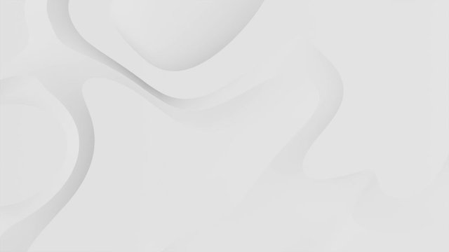 seamless looping white design background in modern curved style (4K)