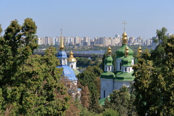 Obraz na płótnie Canvas Vydubitsky monastery in Kiev