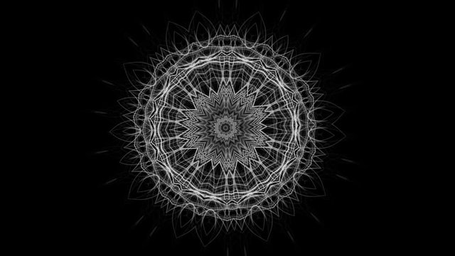 fascinating abstract round mandala - seamless looping (FULL HD)