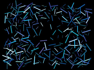 Colorful inspiring festive confetti.