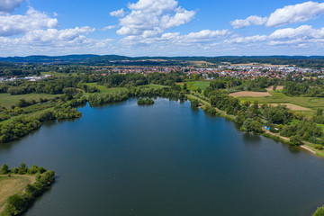 Fototapeta premium Der Rudufersee in Oberfranken/Deutschland