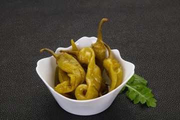 Pickled green pepper