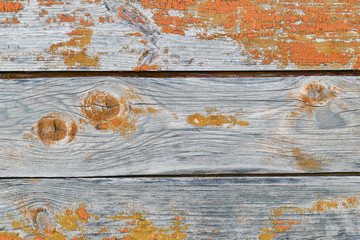 Old wooden orange texture.