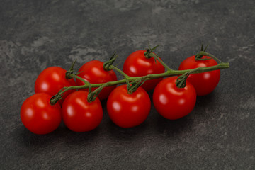 Ripe tomatoes on the branch