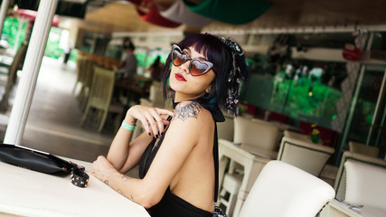 Naklejka premium PIN UP