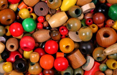 Beads, many colors, many shapes