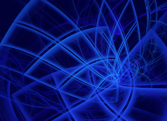 Abstract color dynamic background with lighting effect. Fractal wavy. Fractal art