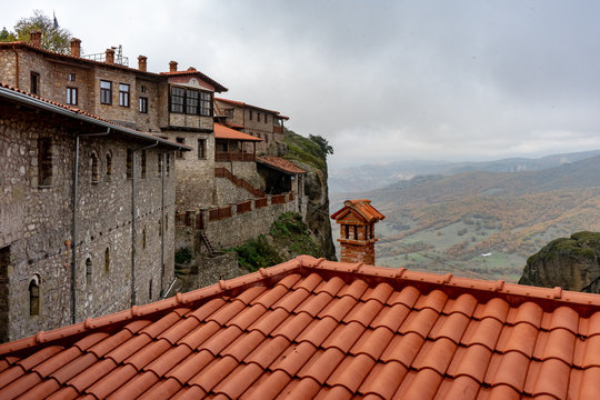 View from The Great Meteor Metora Greece Monastery 