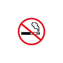 No smoking sign icon background. Vector illustration