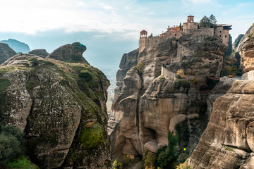 Great Meteor Monastary Metora Greece rock formations