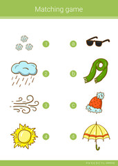 Vector matching game.
