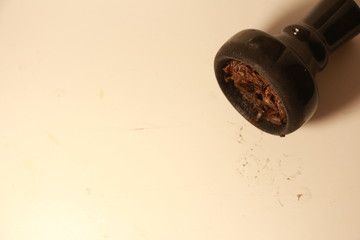 bowl with tobacco for hookah. berries on a black background