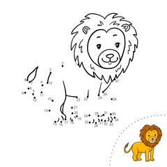 Dot to dot. Coloring book.