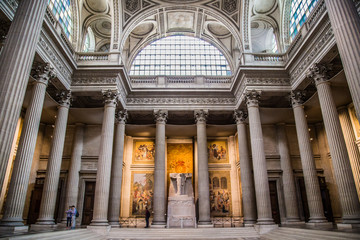 The Pantheon in the latin quarter in Paris, France