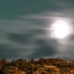 Fotobehang Moonlight in Norway © AdamKrollPhotography