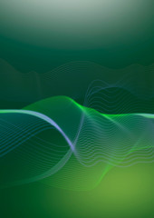 Wave contour illustration background