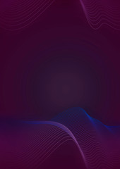 Wave contour illustration background