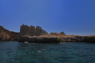 Fototapeta na wymiar İzmir / Foça siren cliffs