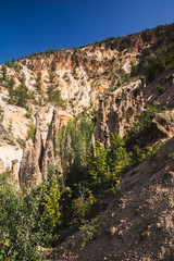 Natural phenomenon Devil's Town / Đavolja varoš in southern Serbia