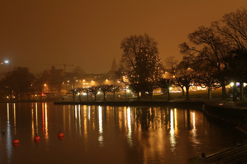 Zug City at night - Christmas Season