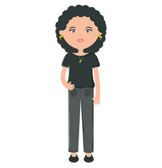 cute woman street style character