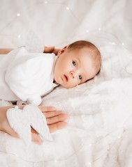 Portrait of a cute little girl