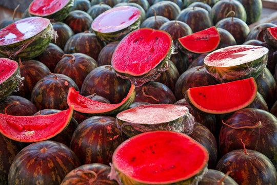 Wassermelonen - Wattermelon - Markt