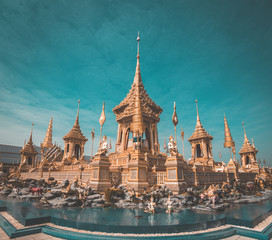 Royal Crematorium King Bhumibol in Bangkok Thailand