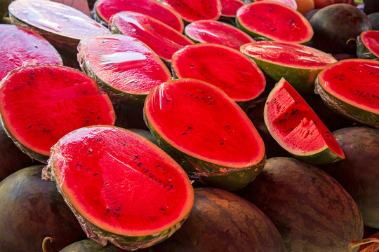 Wassermelone - Watermelon - Melonen - Markt