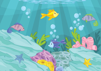 Underwater landscape