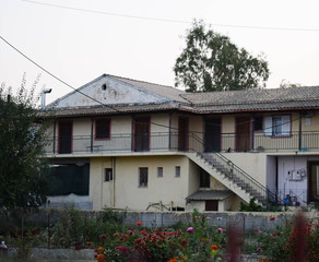 Fototapeta na wymiar old house in Sidari corfu
