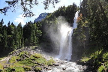 Cascade du Rouget en Haute-Savoie