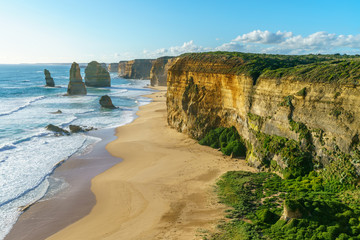 twelve apostles at sunset,great ocean road at port campbell, australia 5