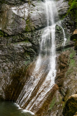 Fototapeta na wymiar Makhuntseti waterfall near Batumi in Adjara region, Georgia