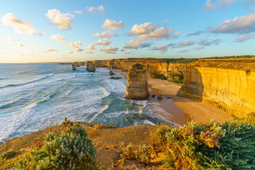 twelve apostles at sunset,great ocean road at port campbell, australia 68