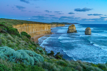 sunset at gibson steps, great ocean road at port campbell, australia 54