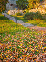 Park at the Royal Palace of Budapest, Hungary © Horváth Botond