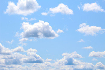 blue sky with clouds