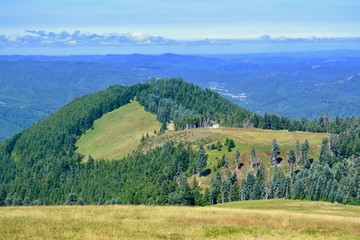 Fototapeta na wymiar Mary's Peak Philomath Oregon View Landscape Mountains