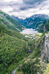 The Flydal gorge, Geiranger Fiord, Norway