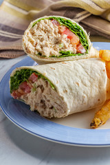 Tuna Salad Wrap Sandwich