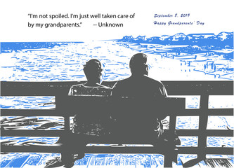 Happy grandparents' day September 8 2019 love forever grandparents and grandchildren thank you appreciation