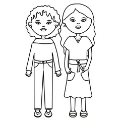 cute girls urban style characters