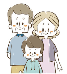 家族-祖父母と孫