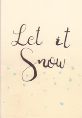 let it snow